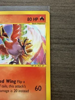 Pokemon Card Ho-oh Wizards of the Coast Series #52 Black Star Promo - Image 3