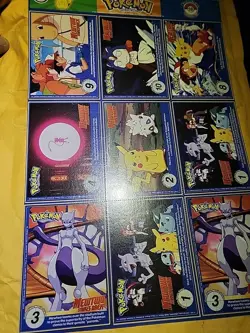 Pokemon Burger King Master Trainer Uncut Sheet #120 – Vintage 1999 Promo - Image 3