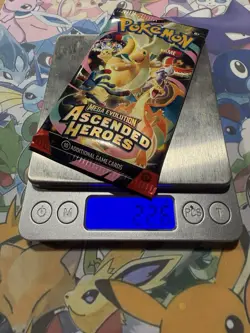 EXTREMELY HEAVY! 22.6g GOD PACKUUU Ascended Heroes Pokemon TCG Booster (SEALED) - Image 1