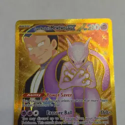 Team Rocket's Mewtwo EX Pokemon Card 240/182 Sv10 Destined Rivals Holo 280 HP - Image 1
