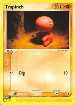 Trapinch 78/97 Dragon Pokemon - Image 1