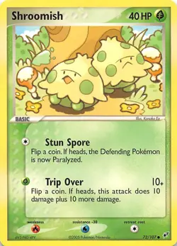 Shroomish 72/107 Deoxys Pokemon - Image 1