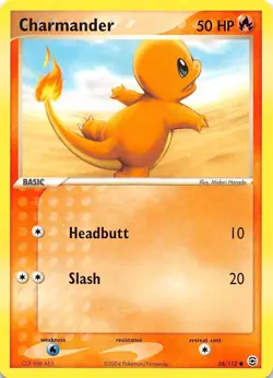 Charmander 58/112 FireRed & LeafGreen Pokemon - Image 1