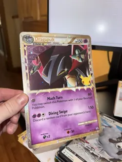 Jumbo Dragapult Prime SWSH132 Celebrations Oversized Pokemon Promo Card - Image 1