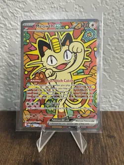 Pokemon Perfect Order Meowth EX 121/088 Special Illustration Rare (NM) - Image 1