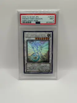 PSA 9 Yu-Gi-Oh Ancient Fairy Dragon ANPR-JP040 Holo Ghost Rare Japanese YuGiOh - Image 1