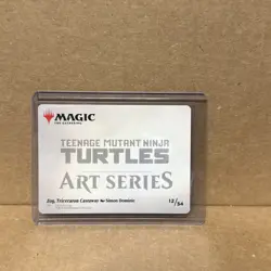 Zog, Triceraton Castaway Art Card Art Series: Teenage Mutant Ninja Turtles - Image 2