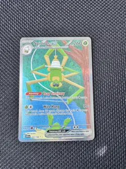 Pokemon TCG Spidops ex 243/198 & Tarountula 199/198 SIR CARDS SET CONNECTING ART - Image 2