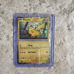 Pokemon Pikachu McDonald's 2021 Promo Holo 002/015 Basic 60HP English Card - Image 1