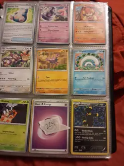 Pokemon TCG Mixed Card Lot Of 9, Umbreon Halo - Image 1
