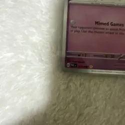 Pokemon Paldean Fates Mime Jr. Card 157/091 Baby Shiny Vault Holo Rare - Image 3