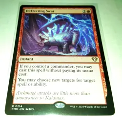 MAGIC MTG "Deflecting Swat" Commander Masters NEVER USED !! CARD - Image 1