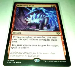 MAGIC MTG "Deflecting Swat" Commander Masters NEVER USED !! CARD - Image 3