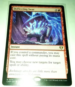 MAGIC MTG "Deflecting Swat" Commander Masters NEVER USED !! CARD - Image 5