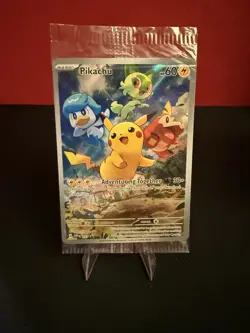 Pikachu 027 Sv: Scarlet & Violet Promo Cards Holo Sealed TCG - Image 1