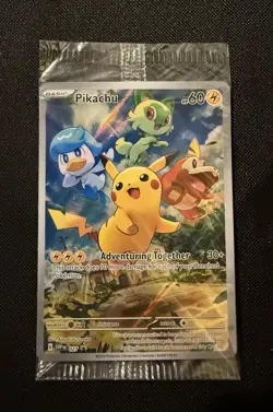 Pikachu 027 Sv: Scarlet & Violet Promo Cards Holo Sealed TCG - Image 3