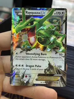Rayquaza EX 75/108 XY Roaring Skies 2015 Holo Rare Pokemon Card TCG - Image 3