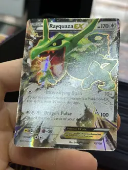 Rayquaza EX 75/108 XY Roaring Skies 2015 Holo Rare Pokemon Card TCG - Image 5