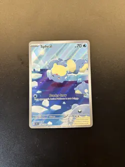 Spheal 199/191 Surging Sparks Illustration Rare Pokemon Card - Image 2
