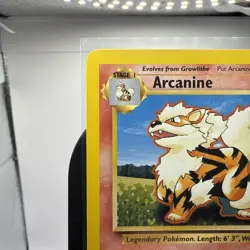 Arcanine 23/102 Uncommon Base Set Unlimited Pokemon TCG Card RARE - Image 2
