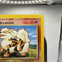 Arcanine 23/102 Uncommon Base Set Unlimited Pokemon TCG Card RARE - Image 3