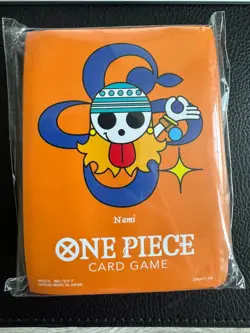 One Piece Official Limited Card Sleeves Nami 70 Sleeves vol.2 Jolly Roger - Image 1
