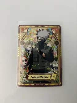 Kakashi Matake Naruto Kayou Card - Rare Stained Glass NRSA01-SP-004L5 - Image 1