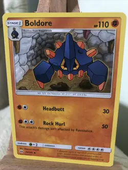 Pokemon Trading Card Game Boldore Sun And Moon Base Set Card #70/149 - Image 5