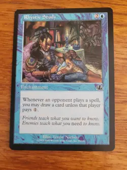 Rhystic Study - Prophecy - Magic the Gathering - mint condition - Image 1