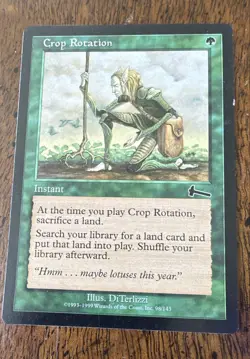 Crop Rotation Urza's Legacy Regular Green Magic The Gathering MTG M/HP - Image 1