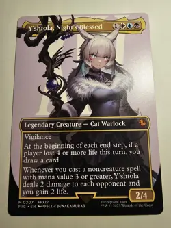 Y'shtola, Night's Blessed NM M 0207 Non-Foil (Borderless) Final Fantasy Regular - Image 1