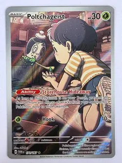 Pokemon Poltchageist Illustration Rare Holo Twilight Masquerade 171/167 - Image 1