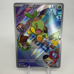 Pokemon First Partner Illustration Collection Promo Set 40-42 Turtwig Chimchar - Image 5