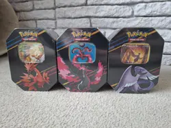 Pokemon TCG: Crown Zenith Tin Art Set Of 3 Brand New & Sealed - Image 1