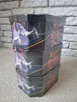 Pokemon TCG: Crown Zenith Tin Art Set Of 3 Brand New & Sealed - Image 4