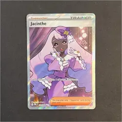 Pokemon Jacinthe 110/088 Full Art Trainer Perfect Order Ultra Rare NM - Image 1
