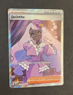 Pokemon Jacinthe 110/088 Full Art Trainer Perfect Order Ultra Rare NM - Image 3