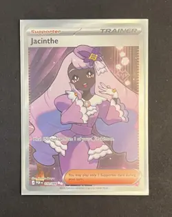 Pokemon Jacinthe 110/088 Full Art Trainer Perfect Order Ultra Rare NM - Image 4
