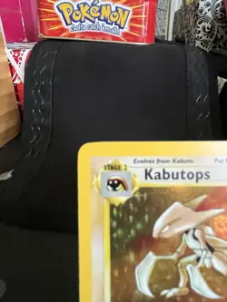 Pokemon Kabutops Fossil Holo Rare Unlimited 9/62 1999 60 HP English - Image 2