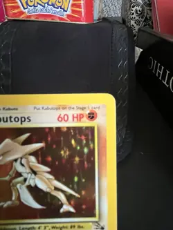 Pokemon Kabutops Fossil Holo Rare Unlimited 9/62 1999 60 HP English - Image 3