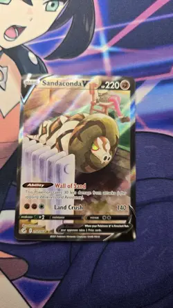 2021 Pokemon SWSH Fusion Strike 252/264 Sandaconda V - Image 1