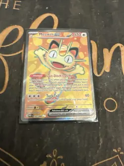 Meowth ex 107/088 Full Art Ultra Rare Holo - Pokemon Perfect Order - English - Image 1