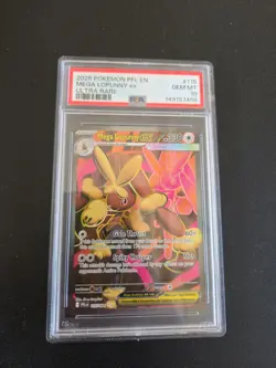 Pokemon 2025 Mega Lopunny EX 115/094 PSA 10 Gem Mint - Image 1