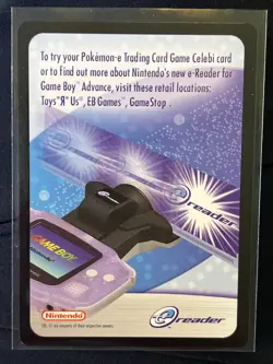 🚨 RARE INSERT for PROMO 50 Celebi - Pokemon 4Ever Movie WOTC Fresh Pull - Image 2