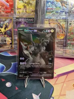 POKEMON ZEKROM EX 172/086 BLACK WHITE RARE SV: BLACK BOLT HOLO MINT - Image 1