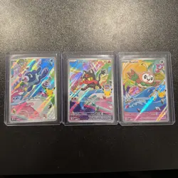 Pokemon First Partner Collection Alolan Starters - Litten, Rowlet, Popplio - Image 1