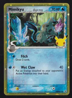 Mimikyu (Delta Species) SWSH136 Holo Promo Sword & Shield Promo Pokemon - Image 1