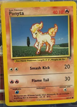 Ponyta 87/110 Legendary Collection Regular Pokemon Vintage - Image 1