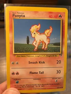 Ponyta 87/110 Legendary Collection Regular Pokemon Vintage - Image 3