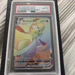 Pokemon Champion's Path Gardevoir VMAX 076/073 Rainbow Secret GEM MINT PSA 10 - Image 1